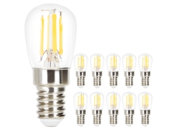 Bombilla LED retro Edison E14 de 4 W ST25, 2700 K, para dormitorio y pasillo ZMH