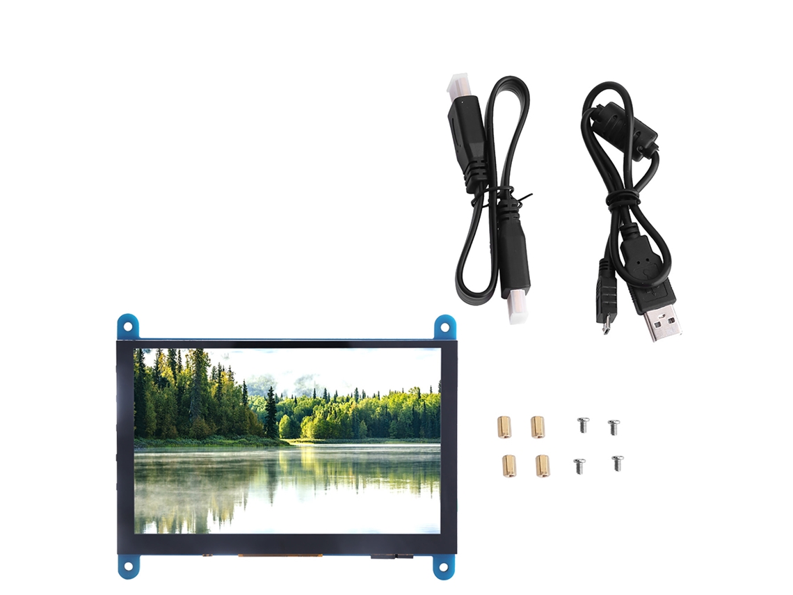 Pantalla Lcd Tft De 5 Pulgadas 800x480 Con Touch Screen Para Raspberry Pi Controlador Board Sin Usb