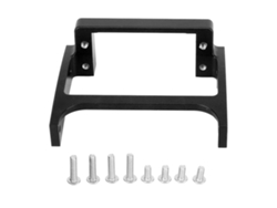 Ymsl Soporte De Servo De Metal Para Rc Crawler De Aleación De Aluminio Durable Estable Para Axial Scx10 Ii Coches Rc 1/10 Negro Hxl