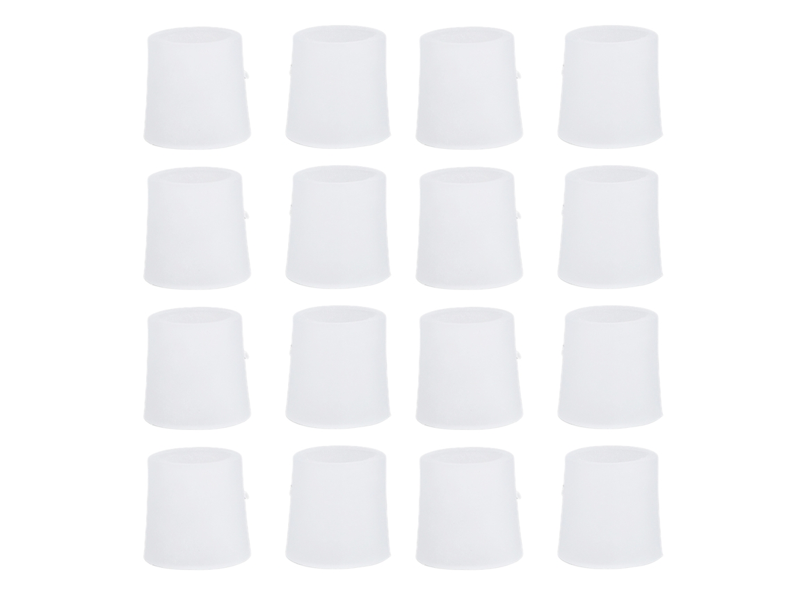 8 Pares De Protectores De Dedos Elásticos Antideslizantes Transparentes Sebs Con Función Multiusos Y Material Suave.