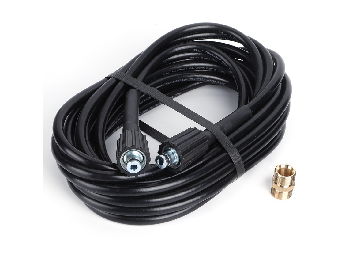 Tubo De Extensión Roscado Hembra M22, 10 M, 5800 Psi, Para Limpieza De Jardines A Alta Presión.