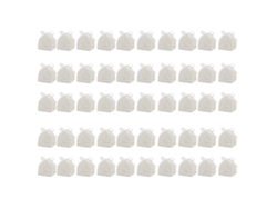 50 Cajas De Papel Blanco Perlado Cortadas Con Láser Para Dulces De Boda Y Fiesta.