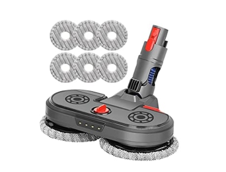 Cabeça de esfregão elétrica com luzes led para dyson v7 v8 v10 v11 v15