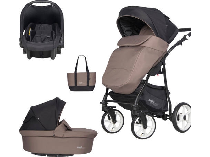 Carrito de Bebé Individual RIKO Basic Sport + Carlo Dakar