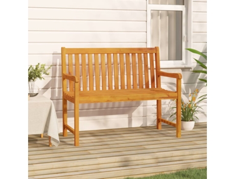 Banco de jardín VIDAXL Marrón Madera de acacia (110x55.5x90 cm)