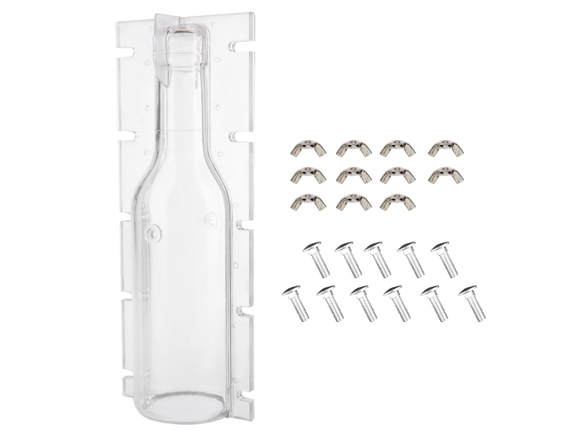 Molde Para Velas Diy De Plástico Transparente Resistente Al Calor, Con Forma De Botella, Para Bodas.