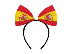 Diadema Lazo Bandera España, Accesorio Ligero Para Aficionadas, Ideal Para Partidos De Fútbol Y Eventos Deportivos