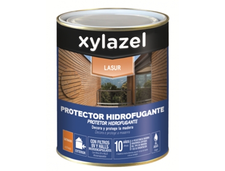 Xylazel Lasur Hidrofugante Satinado Al Agua 2,5 Lt (Blanco Roto 636)