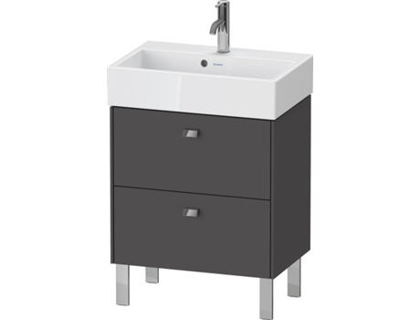 Mueble DURAVIT Brioso de pie Compact 58,4 x 38,9 cm 2 cajones incl. recorte de sifón y delantal para lavabo Vero Air 236860