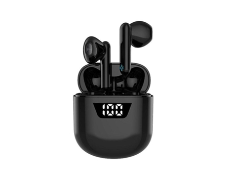 Earbuds Wireless Sem Touch Control Horas Reprodução Som BISBISOUS Negro
