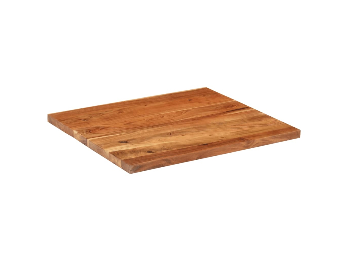 Tablero De Mesa | Tablero De Escritorio | Superficie De Mesa Rectangular Madera Maciza Acacia 90x80x3,8 Cm