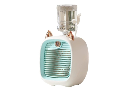 Ventilador Portátil CHRONUS 3 Velocidades Nano Spray 2400 Mah Azul