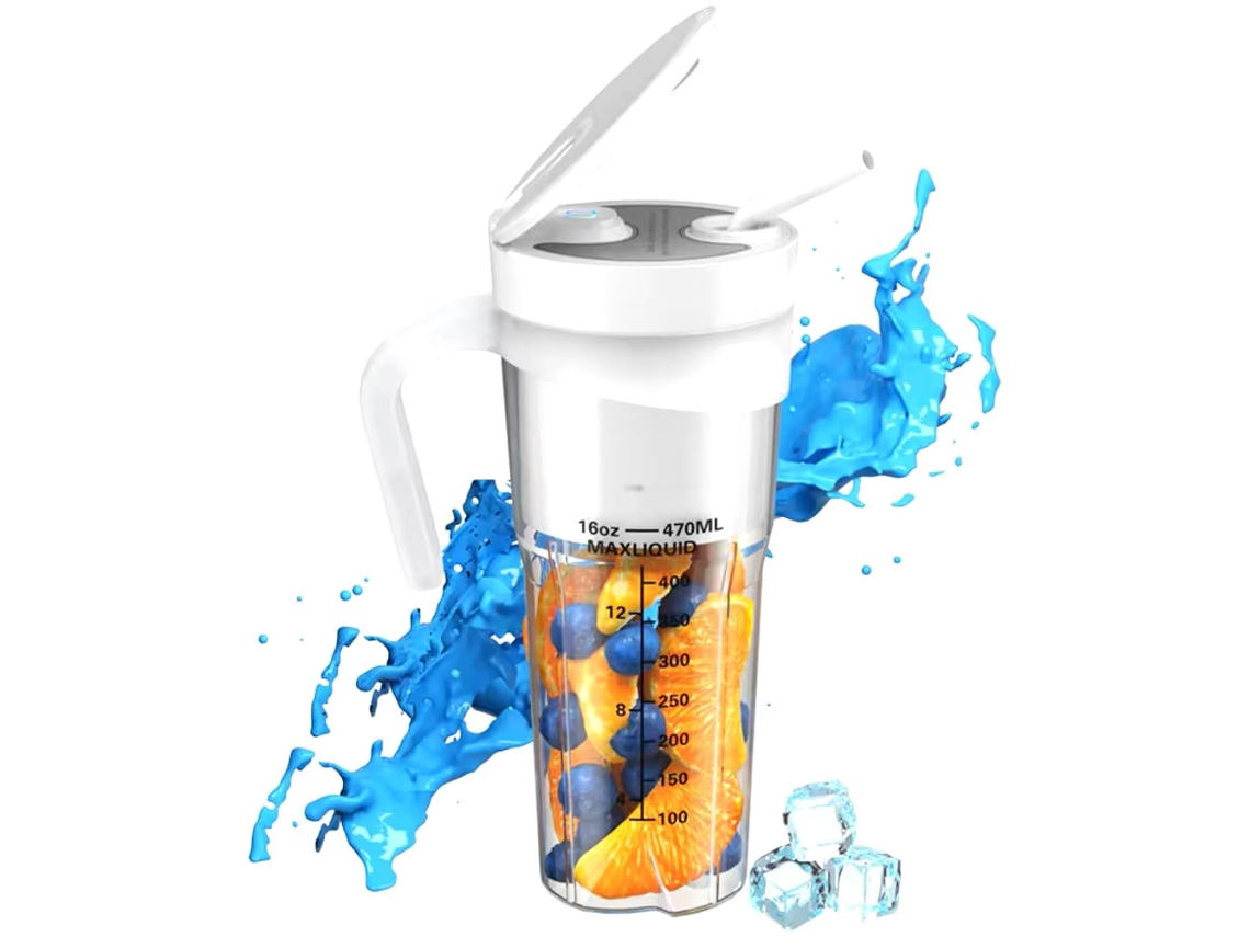 Exprimidor CHRUI De 16 Oz Con 6 Cuchillas (Blanco)