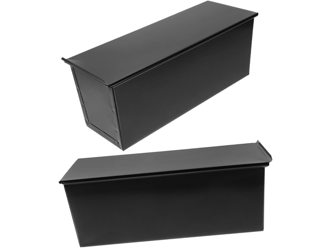 Moldes Para Pan Antiadherentes De 2 Piezas Con Tapa