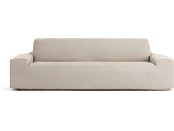 Funda de Sofá 5 Plazas EYSA Premium Jaz Tejido Multielástico (330 x 70 x 120 cm - Poliéster y Algodón - Lino)