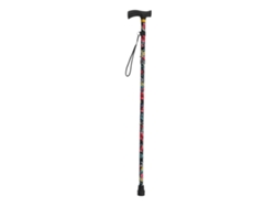 Bastones plegables, aleación de aluminio, plástico, goma, ligeros, para hombres, mujeres y personas mayores, negros