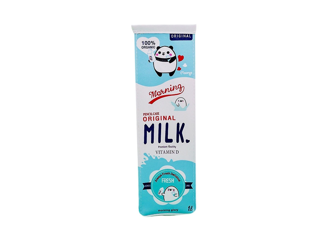 Estuche para lápices infantil Milk Estuche multifuncional para lápices Papelería infantil Chennnls