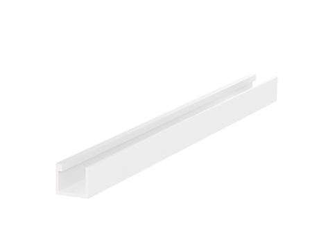 Perfil Horizontal ''U'' Sp10 Blanco 2M HERRAJES ALK