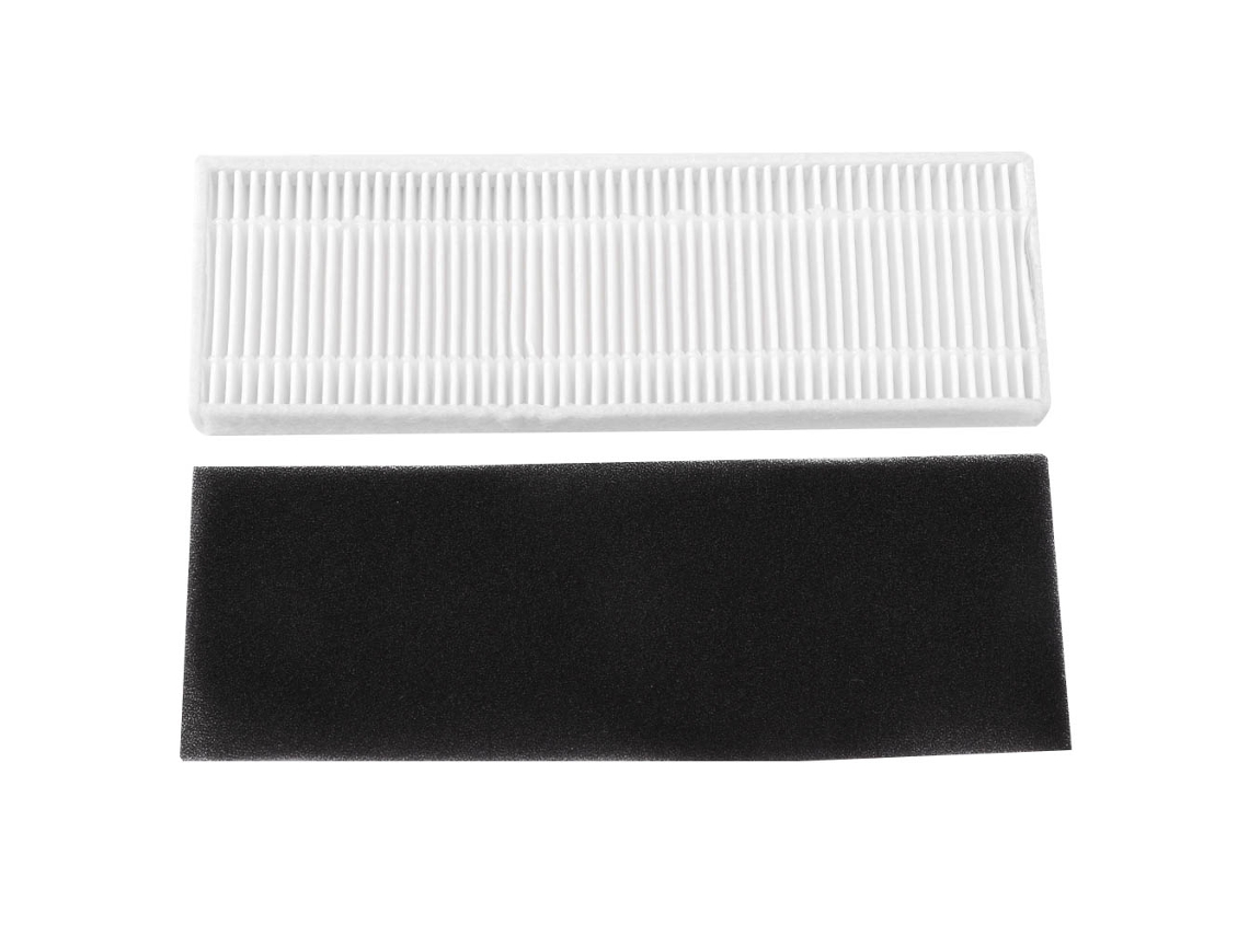 6 Filtros De Repuesto Para La Aspiradora Robot Ilife A7 Con Fibra De Carbono Y Esponjas.