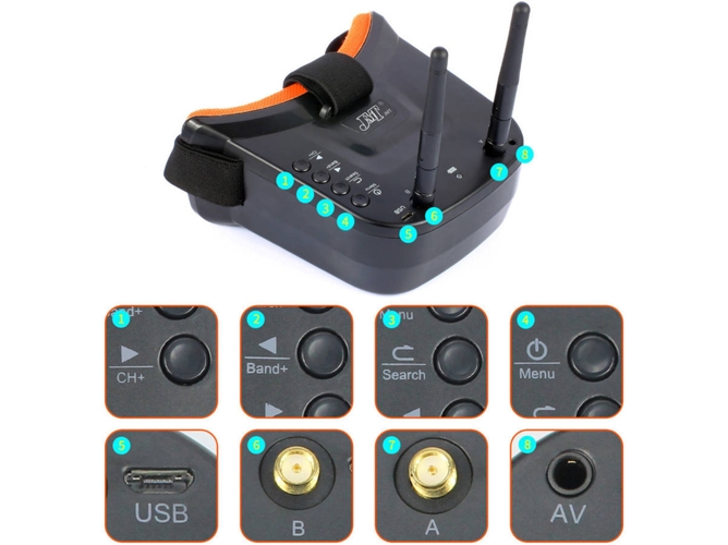 Mando FPV JMT F37458-J