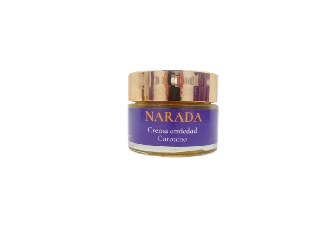 Crema Facial Antienvejecimiento Natural con Caroteno