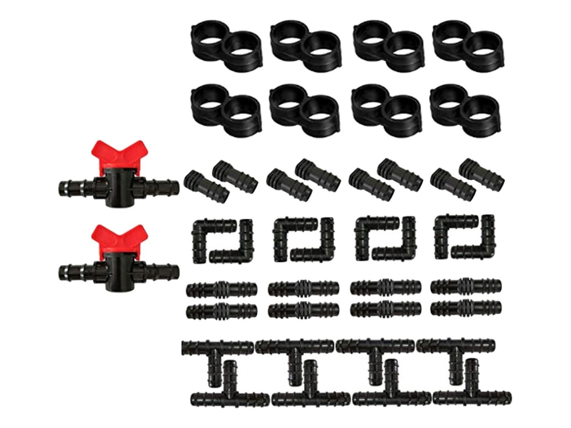 Kit de sistema de riego por goteo ajustable Slowmoose, 42 piezas