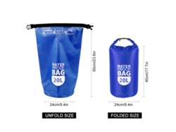 Mali bolsa Seca Flutuante Pvc À Prova D'água com Tampa Rolável 10l/20l para Esportes Aquáticos