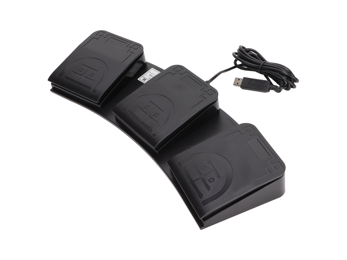 Baoj-2026novopedal De Pé Usb Com 3 Teclas Para Jogos No Pc