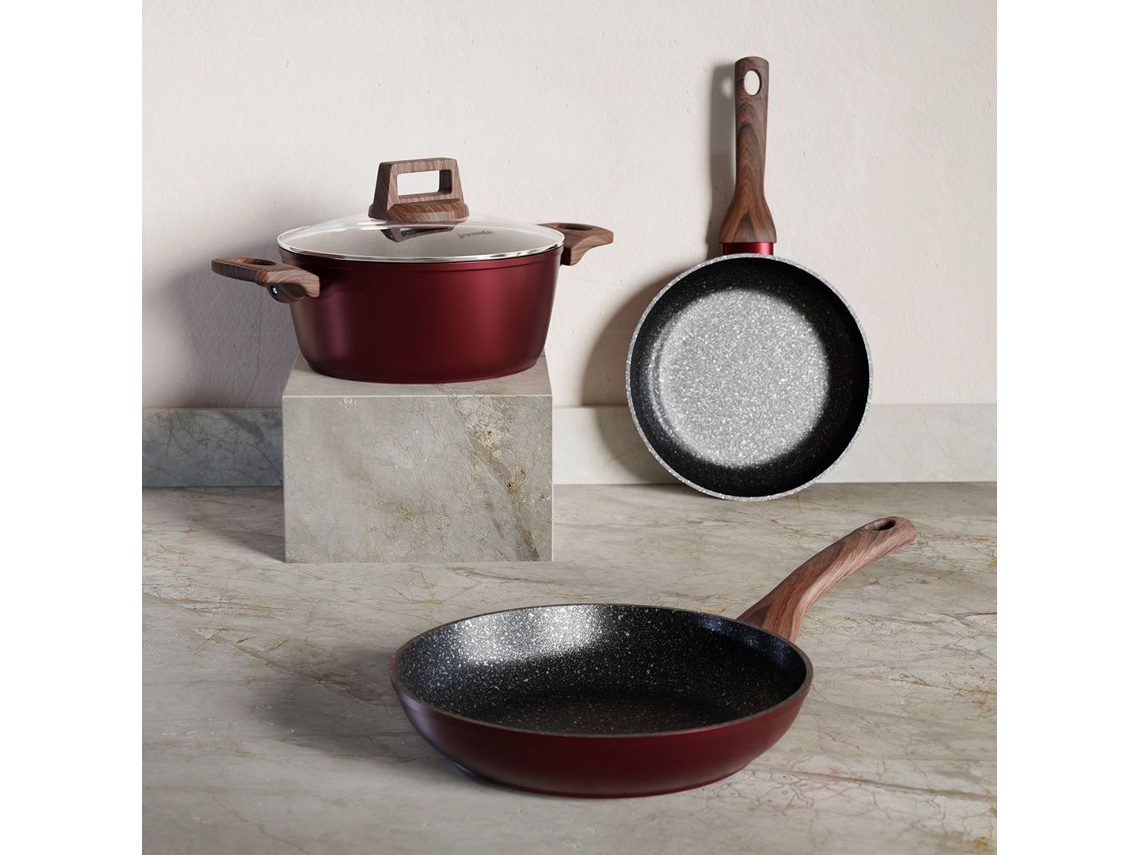 Batería de Cocina JOMAFE Velvet Rojo (3 Und)