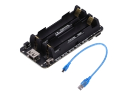 Caja Portabaterías 18650 Con Interfaz Micro Usb De 2 Canales Y Indicador Led Para Raspberry Pi