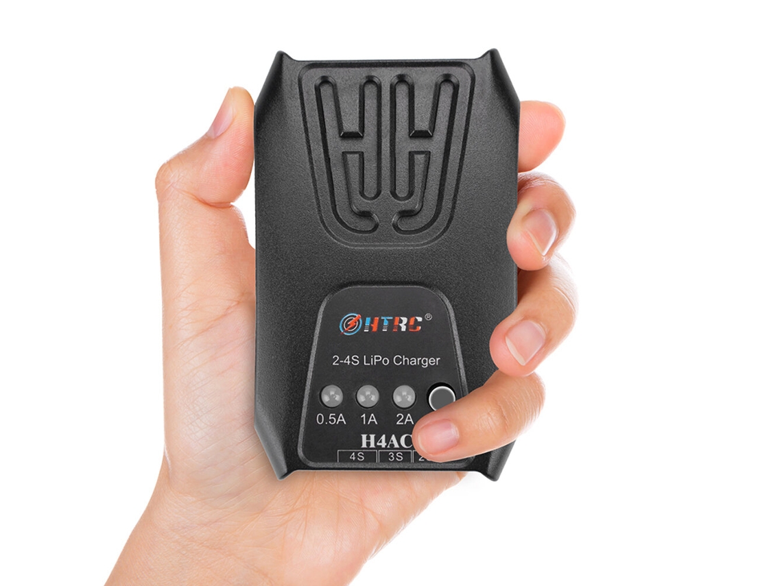 Cargador de batería para juguete RC HTRC H4L Mini Cell de 20 W para baterías Lipo de 2,4 s