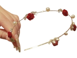 Diadema Delicada En Forma De Rosa De Chi-pao Para Novias Que Se Toman Fotos, Accesorios Para El Cabello