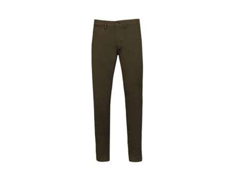 Pantalones Premium KARIBAN Chinos Verde (52)