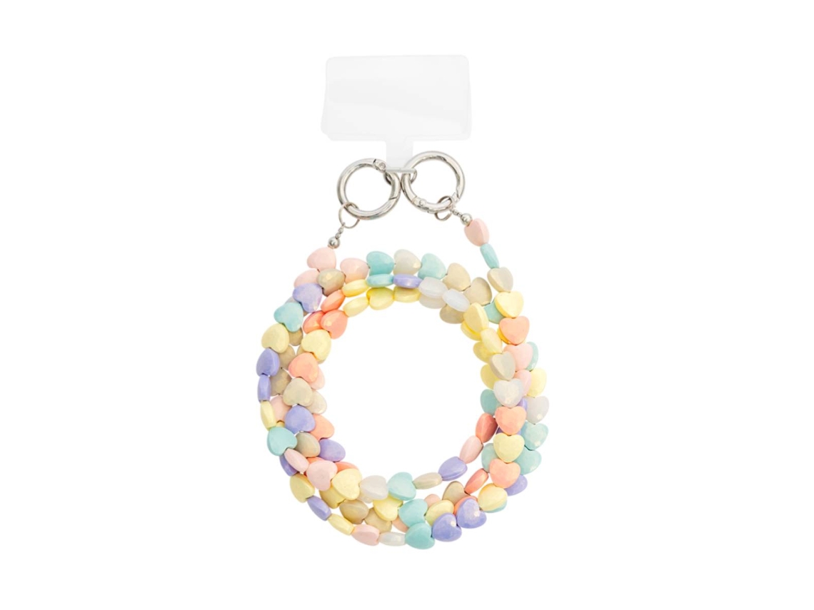 Bandolera Universal Smartphone En Heart Beads