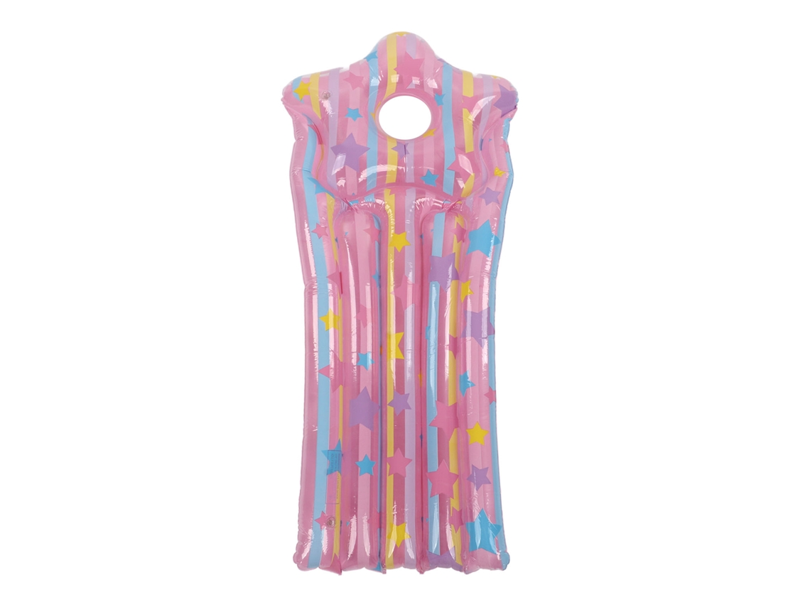Colchón Hinchable Para Piscina De 130x60cm, Pvc Ecológico, A Prueba De Fugas, Flotador Infantil, Color Rosa.