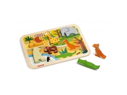 Puzzle Educativo JANOD Chunky Zoo (7 Piezas)