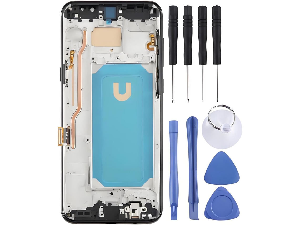 Pantalla Lcd Original Con Marco Quick Fix. Ajuste Perfecto Para Smartphone + G955f + Pantalla De Repuesto.