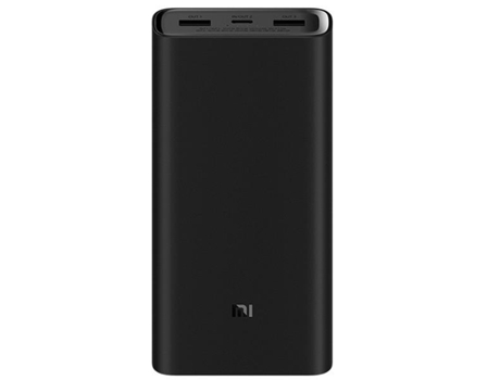 Powerbank XIAOMI Mi (20000 mAh - 2 USB - USB Type-C - Negro)