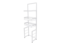 Estante para inodoro Organizador de baño Diseño ajustable y extraíble Se adapta a la mayoría de inodoros