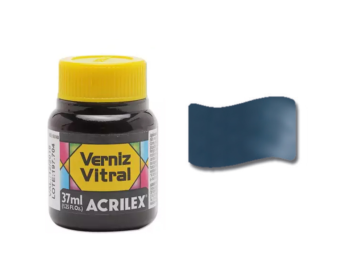 ACRILEX Barniz Vidriera 37Ml Gris Lunar 574