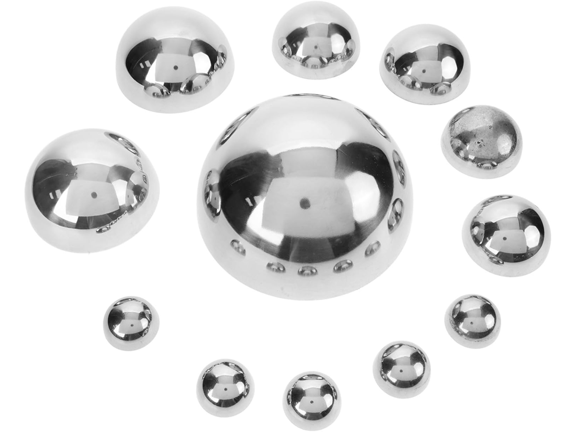 Bolas De Espejo Hemisféricas De Acero Inoxidable Kichouse, 12 Piezas, Para Decoración De Jardines Y Piscinas Al Aire