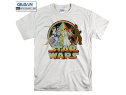 Camiseta Rockinstone Star Wars Rainbow Group（l）