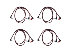 4 X 90 Grados 3,5 Mm Un 2 Rca Divisor En Y Estéreo Aux De Ángulo Recto Para Micrófono De Ordenador 1m