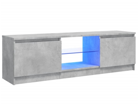 Mueble para la televisión VIDAXL Gris Madera contrachapada (120x30x35.5 cm)