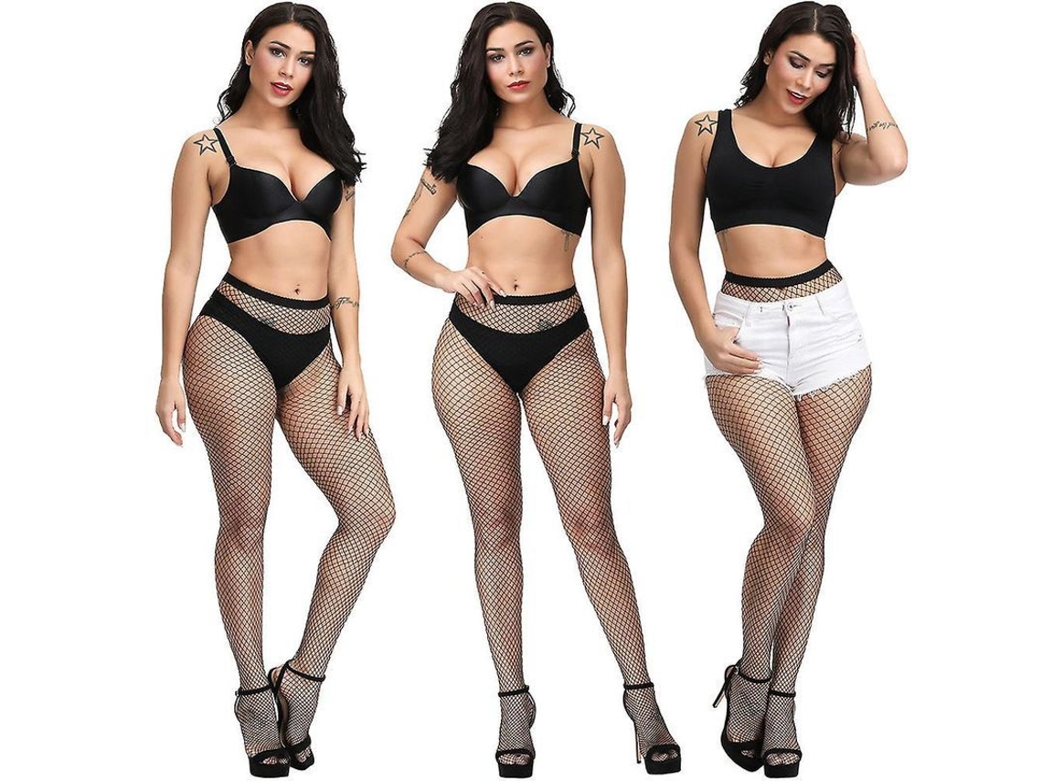 Medias de rejilla de talle alto y estilo sexy para mujer, modelo 2026, de corte holgado, ideales para fiestas nocturnas.