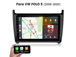 Autorradio Hexinex 2 Din Con Linux, Carplay, Android Auto Y Pantalla De 9 Pulgadas Para Vw Polo 5 2008-2020