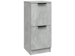 Aparador 30x30x70 cm Madera Procesada Cemento Gris MAISON EXCLUSIVE