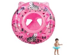 Omni-anillo De Natación Para Bebé Con Patrón De Bosque Asiento Cómodo Y Firme Con Mango Grueso Inflable