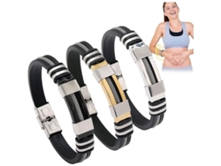 Pulsera De Titanio Con Iones Para Mejorar La Vitalidad, La Circulación Sanguínea Y La Energía (3 Unidades, Kmn)