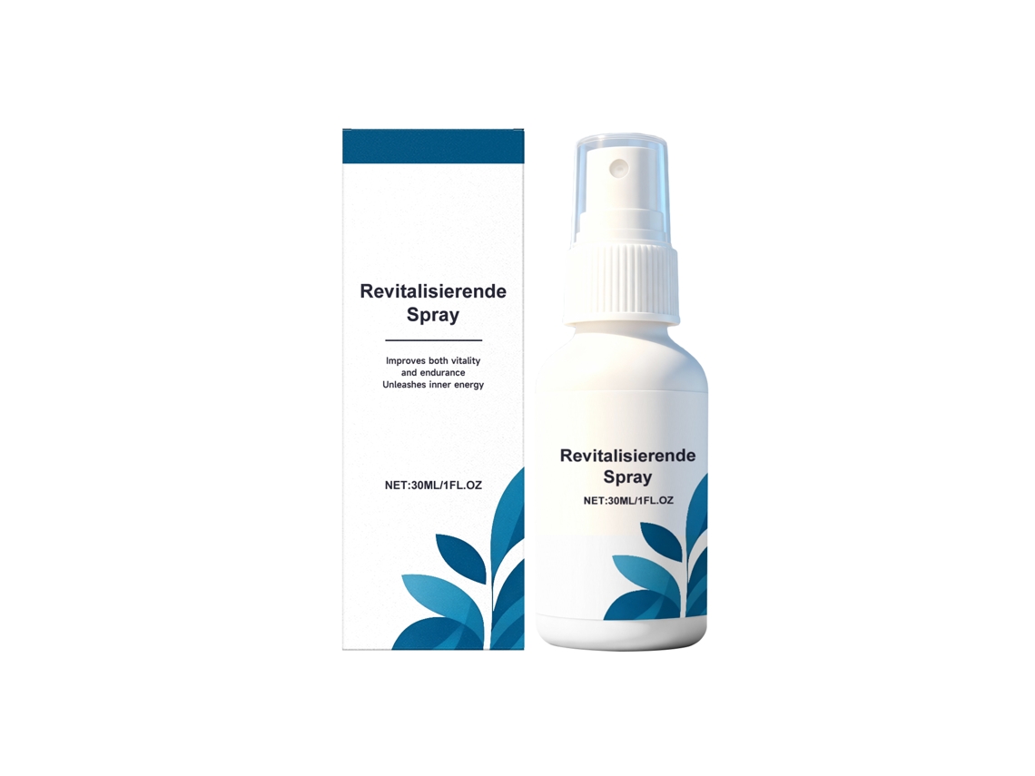 Spray energizante Vitality para energía y vitalidad diarias.